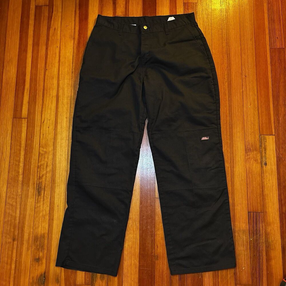 Dickies Men’s Size 34x32 Black Lose Fit Double Knee Work Pants